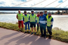 Der RV Edelweiß hat zu einem Fahrradausflug an den Rhein eingeladen - wunderbar!