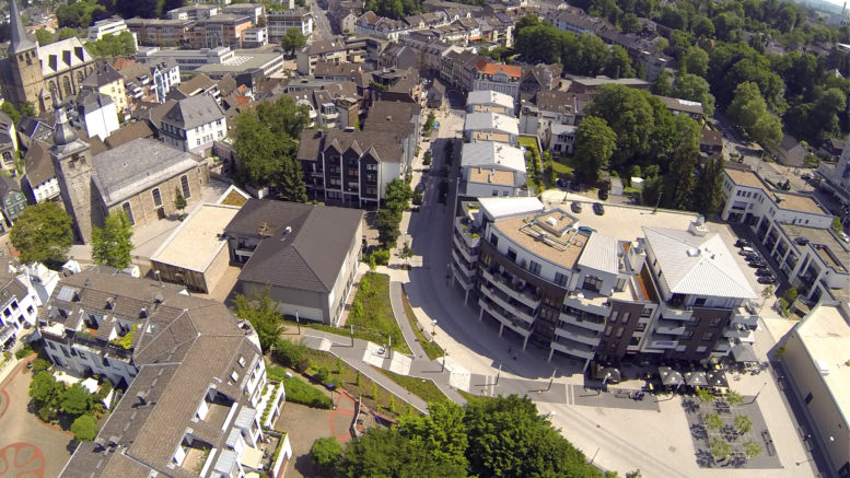 Königshofplatz Mettmann Luftbild