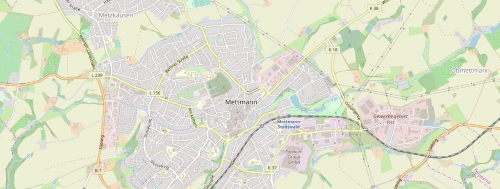 OpenStreetMaps Mettmann