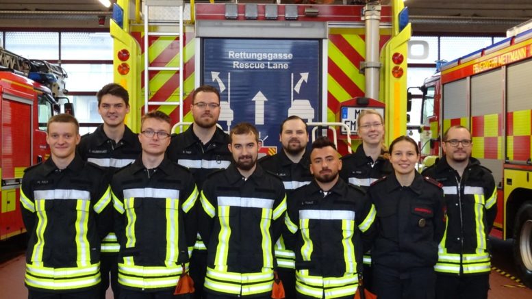 Feuerwehr Ausbildung Gruppenbild