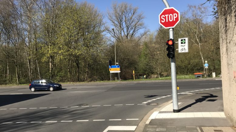 Grünpfeil für Radfahrer