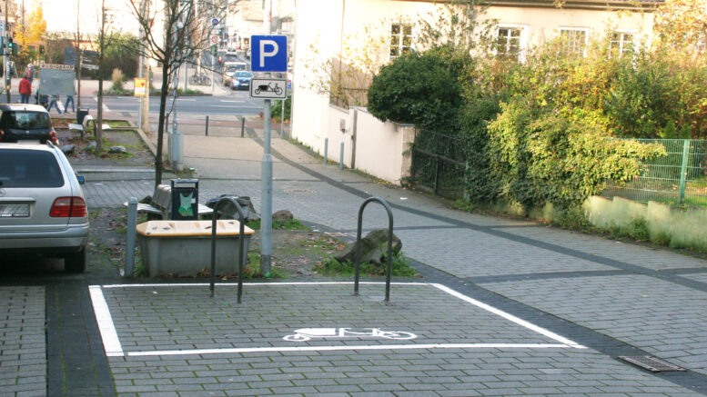 Stellplatz für Lastenfahrräder