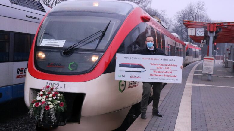 Abschied vom letzten Talent-Fahrzeug der Regiobahn