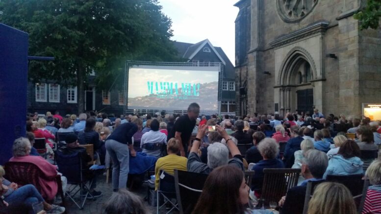 Open-Air-Kino auf dem Marktplatz