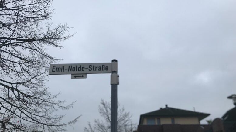 Straneschild Emil-Nolde-Straße
