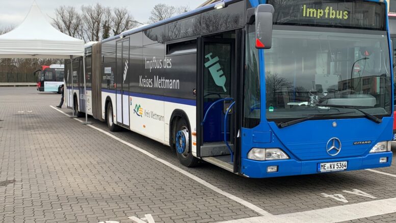 Der Impfbus des Kreises Mettmann