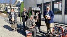 Neuer Bücherschrank in der Mühlenstraße