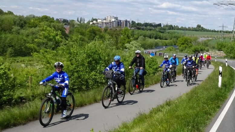 Stadtradler auf der Osttangente