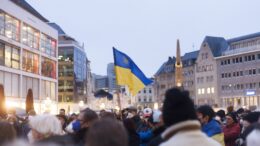 Demonstration für Frieden in der Ukraine