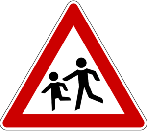 Verkehrszeichen Achtung KInder