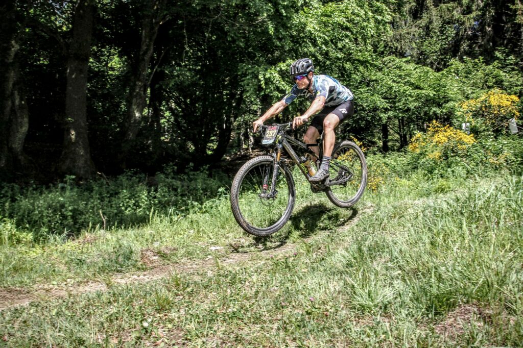 Rick Steffen auf dem Mountainbike