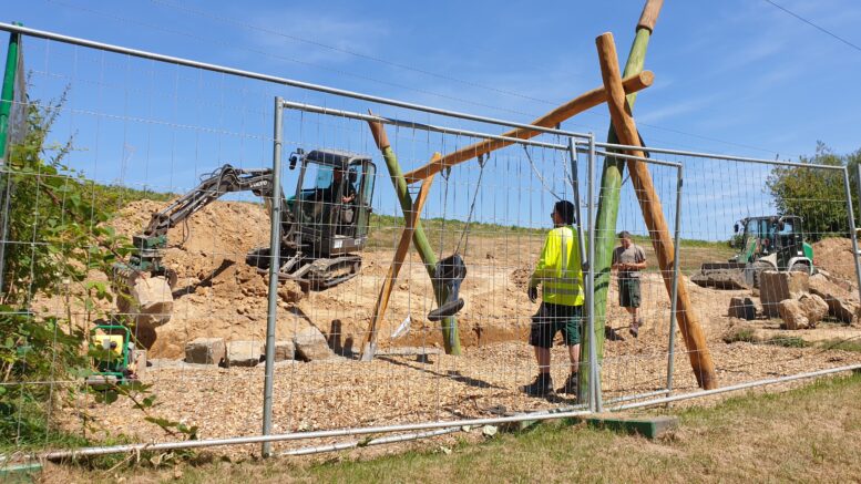 Umbau des Spielplatzes im Combergpark