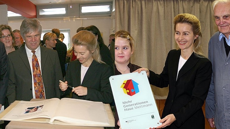 von der Leyen eröffnet das Mehrgenerationenhaus
