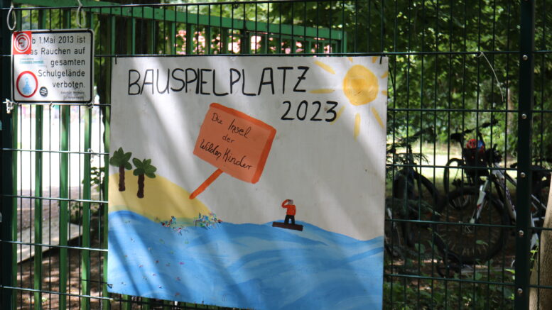 Plakat Bauspielplatz