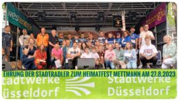 Ehrung STADTRADELN 2023 auf dem Heimatfest