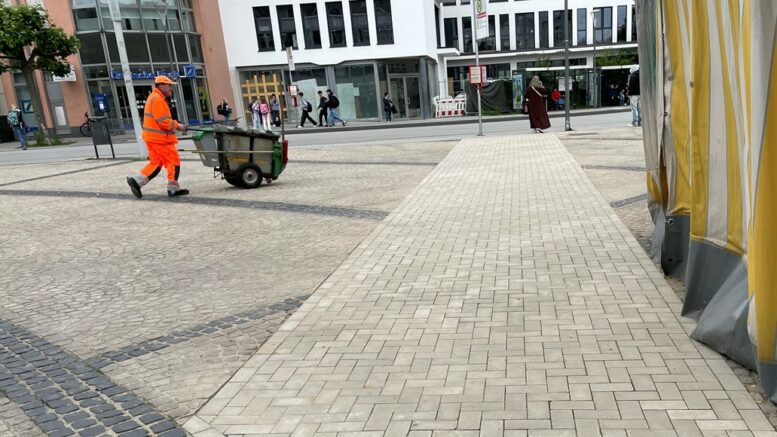 Neuer Weg auf dem Jubiläumsplatz