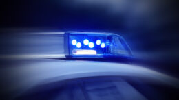 Blaulicht eines Polizeiautos