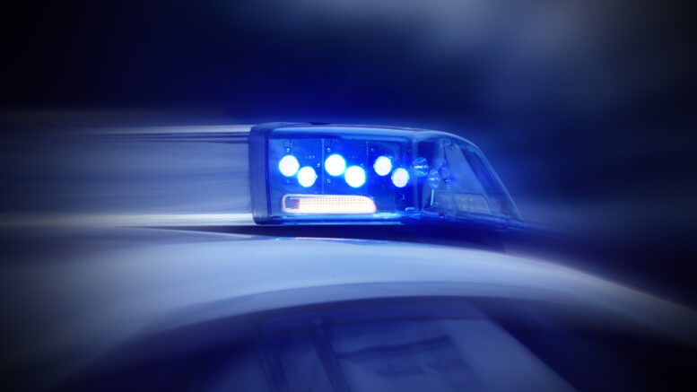 Blaulicht eines Polizeiautos