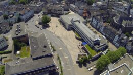 Luftbild vom Jubiläumsplatz