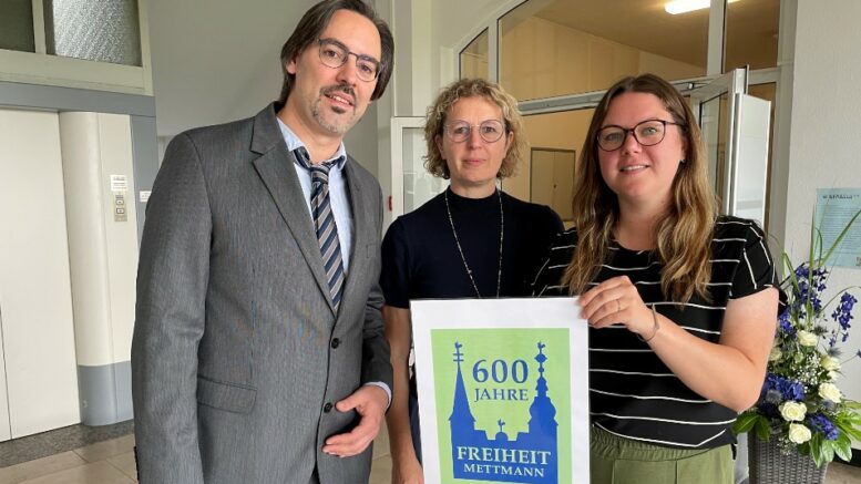 Präsentation des Logos 600 Jahre Freiheit Mettmann