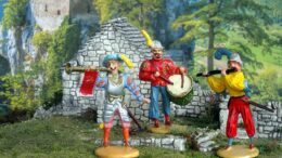 Figuren in einer Landschaft