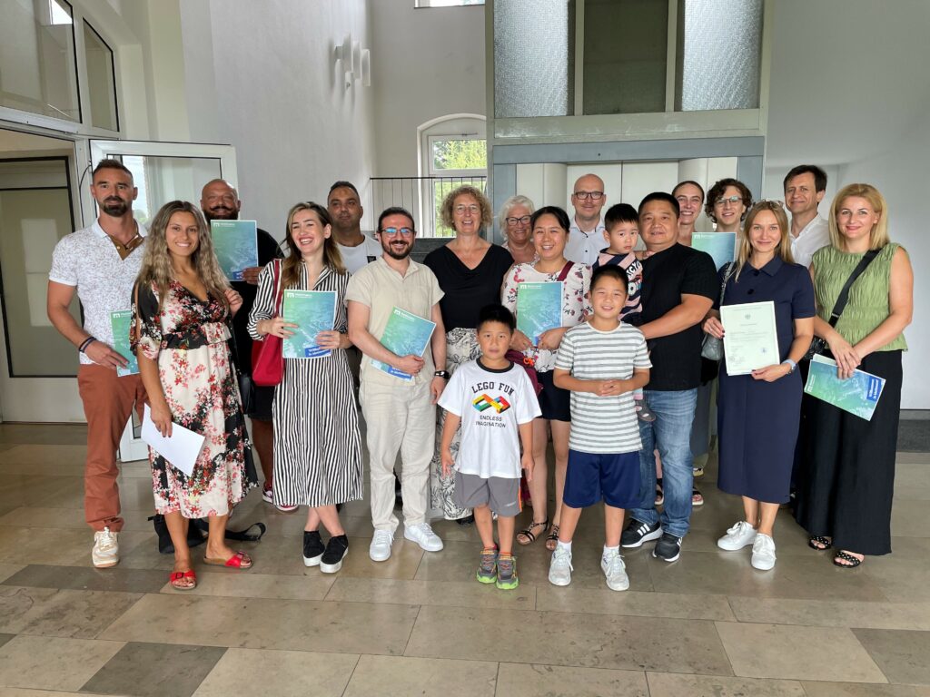 Einbürgerungsfeier im Rathaus AUgust 2024