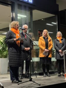 Mahnwache gegen Gewalt gegen Frauen
