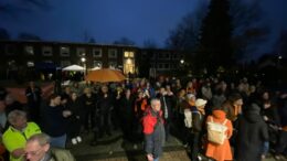 Mahnwache vor dem Kreishaus