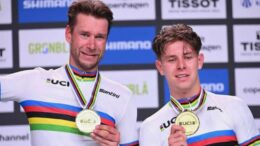 Weltmeister Tim Torn Teutenberg (links) und Roger Kluge