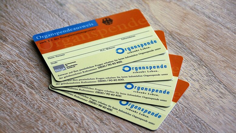 Organspendeausweise
