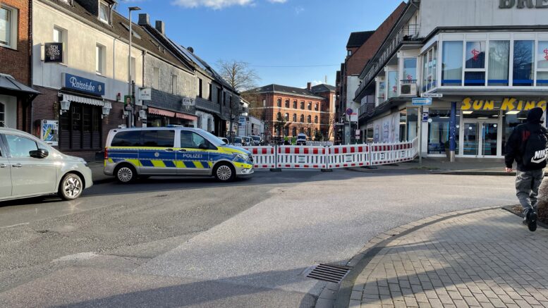 Sperrung Neanderstraße