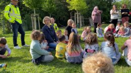 Bürgermeisterin Sandra Pietschmann besucht die AWO-Kita Düsseldorfer Straße