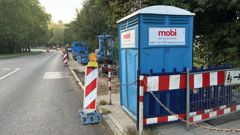 Gehwegarbeiten Ringstraße