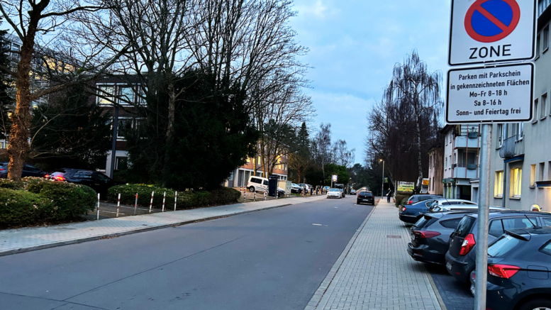 Halteverbotszone Goethestraße