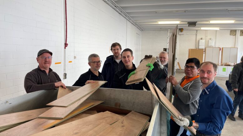 Arbeiten für Umzug der Tafel an die Ötzbachstraße