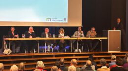 Verwaltungsspitze beim Bürgerstammtisch in Metzkausen