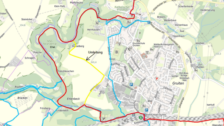 Wanderweg Düsseltal