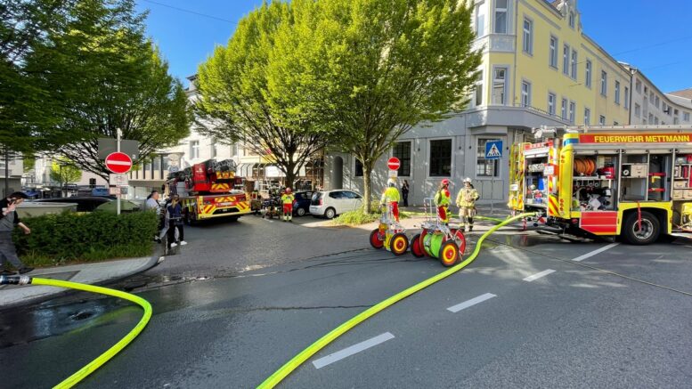Feuerwehreinsatz Gastronomie Bahnstraße