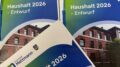 Deckblatt Haushalt 2026 (Entwurf)