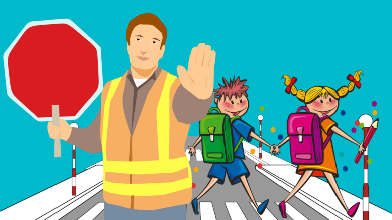 Zeichnung zur Verkehrserziehung