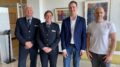 Antrittsbesuch der Polizei beim Bürgermeister