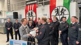 Schlüsselübergabe Wache Willettstraße