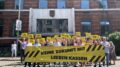 Protest vor dem Mettmanner Rathaus