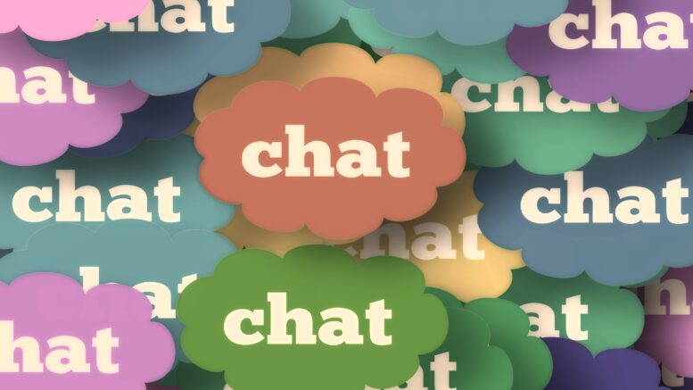 chat symbolisch dargestellt