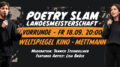 Plakat Poetry Slam Landesmeisterschaft NRW Vorrunde