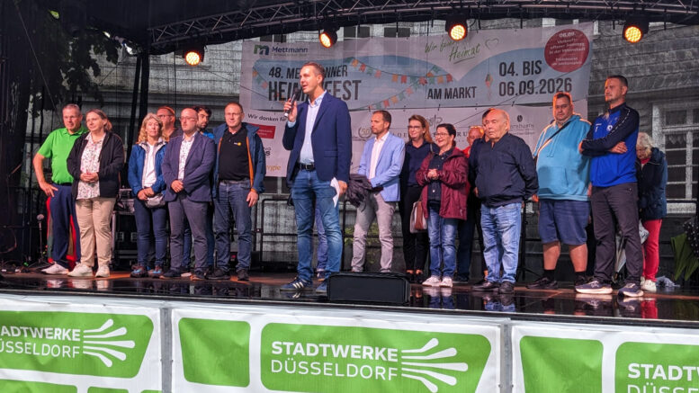 Eröffnung des 48. Heimatfestes in Mettmann